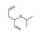 3-propan-2-ylsulfanylhexa-1,5-diene结构式