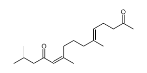 6,10,14-trimethylpentadeca-5,10-diene-2,12-dione Structure
