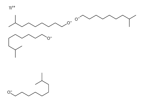 titanium(4+) isodecan-1-olate Structure