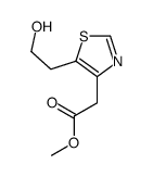 methyl 5-(2-hydroxyethyl)thiazol-4-acetate Structure
