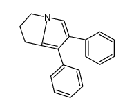 6,7-diphenyl-2,3-dihydro-1H-pyrrolizine structure