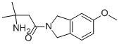 3-amino-1-(5-methoxyisoindolin-2-yl)-3-methylbutan-1-one结构式