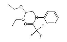 N-(2,2-diethoxyethyl)-2,2,2-trifluoro-N-phenylacetamide Structure