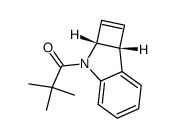 cis-3-pivaloyl-2a,7b-dihydro-3H-cyclobut(b)indole Structure