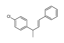 1-chloro-4-(4-phenylbut-3-en-2-yl)benzene Structure