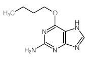 9H-Purin-2-amine,6-butoxy-结构式