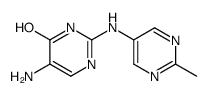 5-amino-2-[(2-methylpyrimidin-5-yl)amino]-1H-pyrimidin-6-one Structure