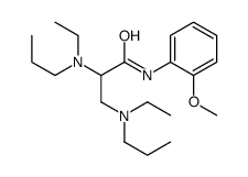 2,3-bis[ethyl(propyl)amino]-N-(2-methoxyphenyl)propanamide结构式