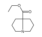ethyl 1,2,3,5,6,7-hexahydropyrrolizine-8-carboxylate结构式