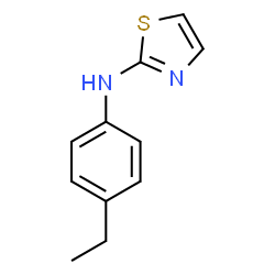 2-Thiazolamine,N-(4-ethylphenyl)-(9CI) Structure