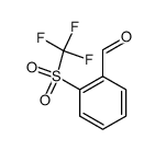 2-(trifluoromethylsulfonyl)benzaldehyde Structure