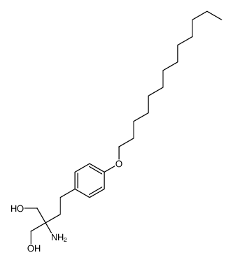 2-amino-2-[2-(4-tridecoxyphenyl)ethyl]propane-1,3-diol结构式