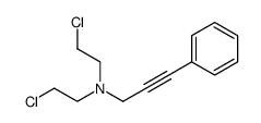 1-Phenyl-3-bis-(2'-chlorethyl)amino-1-propyn结构式