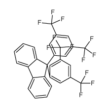9,9-bis[3,5-bis(trifluoromethyl)phenyl]fluorene结构式