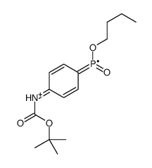 butoxy-[4-[(2-methylpropan-2-yl)oxycarbonylamino]phenyl]-oxophosphanium结构式