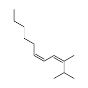 (3Z,5Z)-2,3-dimethylundeca-3,5-diene结构式