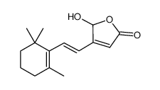 10',10'-dihydroxi-β-ionylideneacetic acid lactone结构式