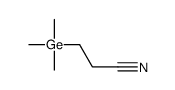 3-trimethylgermylpropanenitrile Structure