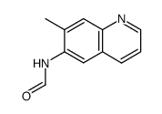 7-methyl-6-formamidoquinoline Structure