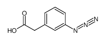 3-azidophenylacetic acid Structure