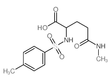 4-(methylcarbamoyl)-2-[(4-methylphenyl)sulfonylamino]butanoic acid picture