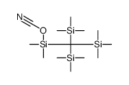 [dimethyl-[tris(trimethylsilyl)methyl]silyl] cyanate结构式