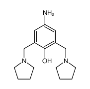 4-aMino-2,6-bis(pyrrolidin-1-ylMethyl)phenol Structure