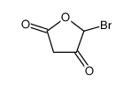 Acetoacetic acid,4-bromo-4-hydroxy-,-gamma--lactone (5CI) structure