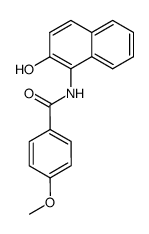 4-methoxy-benzoic acid-(2-hydroxy-[1]naphthylamide)结构式