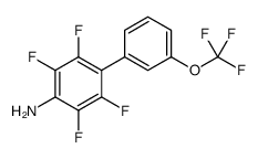 [1,1'-Biphenyl]-4-amine, 2,3,5,6-tetrafluoro-3'-(trifluoromethoxy) Structure