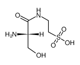 L-seryltaurine结构式