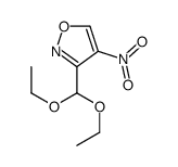 3-(diethoxymethyl)-4-nitro-1,2-oxazole Structure