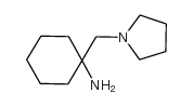 1-吡咯烷-1-基甲基-环己胺结构式