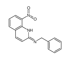 N-benzyl-8-nitroquinolin-2-amine结构式