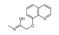 N-methyl-2-quinolin-8-yloxyacetamide Structure