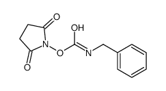 (2,5-dioxopyrrolidin-1-yl) N-benzylcarbamate结构式