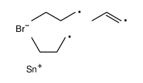 bromo-dibutyl-prop-1-enylstannane结构式