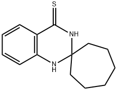 1'H-螺[环庚烷酮-1,2'-喹唑啉]-4'-硫醇结构式