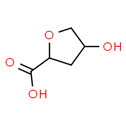 4-HYDROXY-TETRAHYDRO-2-FUROIC ACID结构式