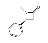 (S)-1-methyl-4-phenylazetidin-2-one Structure