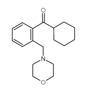 CYCLOHEXYL 2-(MORPHOLINOMETHYL)PHENYL KETONE结构式