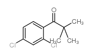 2',4'-DICHLORO-2,2-DIMETHYLPROPIOPHENONE结构式