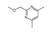 2-(methoxymethyl)-4,6-dimethylpyrimidine结构式