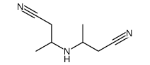 3-(1-cyanopropan-2-ylamino)butanenitrile结构式