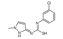 1-(3-Chlorophenyl)-3-(1-methyl-1H-pyrazol-3-yl)thioure Structure