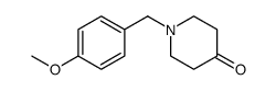 4-Piperidinone, 1-[(4-methoxyphenyl)methyl] Structure