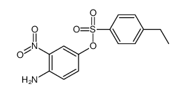 (4-amino-3-nitrophenyl) 4-ethylbenzenesulfonate结构式