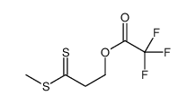 (3-methylsulfanyl-3-sulfanylidenepropyl) 2,2,2-trifluoroacetate Structure