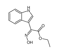 ethyl 3-indoleglyoxylate oxime Structure