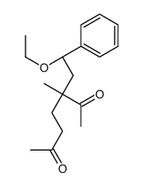 3-[(2R)-2-ethoxy-2-phenylethyl]-3-methylheptane-2,6-dione结构式